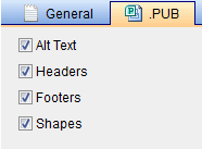 Word Count in PUB files Word Count in PUB files