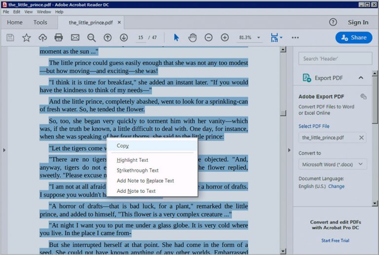 How To Check Word Count In A Pdf